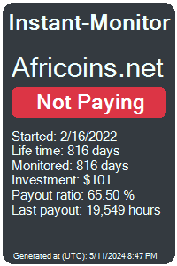 africoins.net Monitored by Instant-Monitor.com