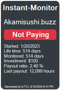akamisushi.buzz Monitored by Instant-Monitor.com