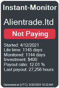 alientrade.ltd Monitored by Instant-Monitor.com