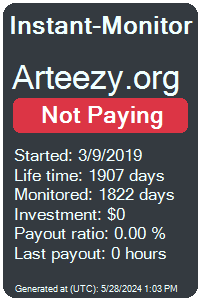 arteezy.org Monitored by Instant-Monitor.com
