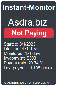 asdra.biz Monitored by Instant-Monitor.com