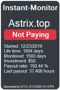 astrix.top Monitored by Instant-Monitor.com