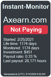 axearn.com Monitored by Instant-Monitor.com