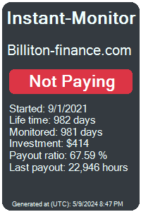 billiton-finance.com Monitored by Instant-Monitor.com