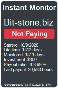 bit-stone.biz Monitored by Instant-Monitor.com