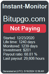 bitupgo.com Monitored by Instant-Monitor.com