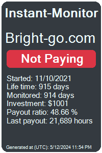bright-go.com Monitored by Instant-Monitor.com