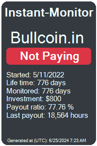 bullcoin.in Monitored by Instant-Monitor.com