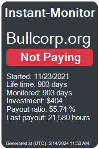 bullcorp.org Monitored by Instant-Monitor.com
