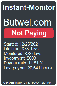 butwel.com Monitored by Instant-Monitor.com