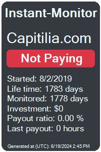 capitilia.com Monitored by Instant-Monitor.com