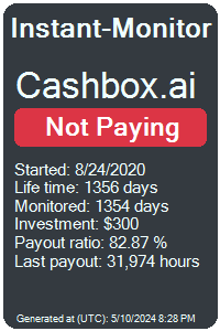 cashbox.ai Monitored by Instant-Monitor.com