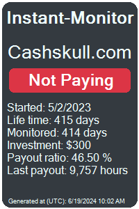 cashskull.com Monitored by Instant-Monitor.com