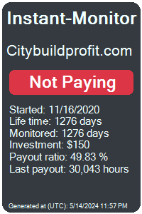 citybuildprofit.com Monitored by Instant-Monitor.com