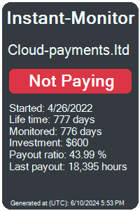 cloud-payments.ltd Monitored by Instant-Monitor.com