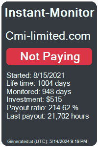 cmi-limited.com Monitored by Instant-Monitor.com