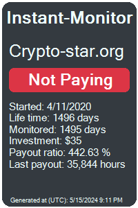 crypto-star.org Monitored by Instant-Monitor.com