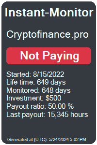 cryptofinance.pro Monitored by Instant-Monitor.com