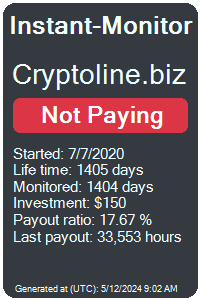 cryptoline.biz Monitored by Instant-Monitor.com