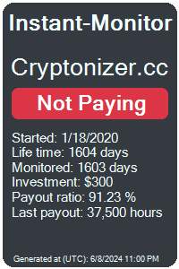 cryptonizer.cc Monitored by Instant-Monitor.com