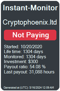 cryptophoenix.ltd Monitored by Instant-Monitor.com