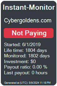 cybergoldens.com Monitored by Instant-Monitor.com