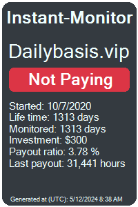 dailybasis.vip Monitored by Instant-Monitor.com