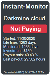 darkmine.cloud Monitored by Instant-Monitor.com