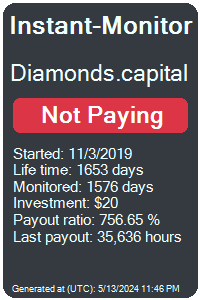 diamonds.capital Monitored by Instant-Monitor.com
