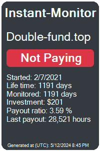 double-fund.top Monitored by Instant-Monitor.com