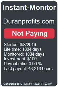 duranprofits.com Monitored by Instant-Monitor.com