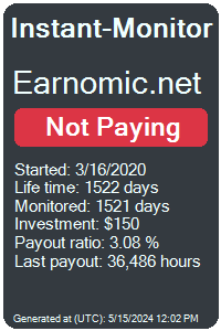 earnomic.net Monitored by Instant-Monitor.com