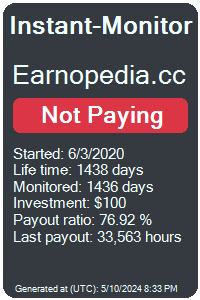 earnopedia.cc Monitored by Instant-Monitor.com