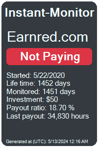 earnred.com Monitored by Instant-Monitor.com