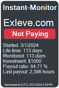 exleve.com Monitored by Instant-Monitor.com