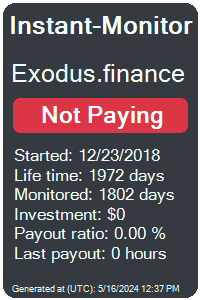 exodus.finance Monitored by Instant-Monitor.com