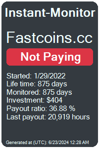 fastcoins.cc Monitored by Instant-Monitor.com