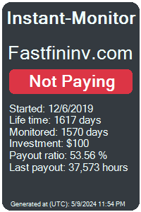 fastfininv.com Monitored by Instant-Monitor.com
