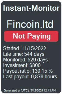 fincoin.ltd Monitored by Instant-Monitor.com