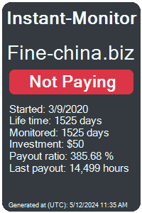 fine-china.biz Monitored by Instant-Monitor.com