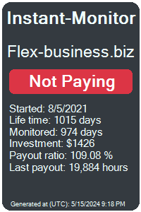 flex-business.biz Monitored by Instant-Monitor.com