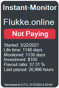 flukke.online Monitored by Instant-Monitor.com