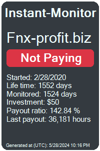 fnx-profit.biz Monitored by Instant-Monitor.com