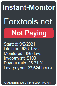 forxtools.net Monitored by Instant-Monitor.com