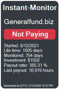 generalfund.biz Monitored by Instant-Monitor.com