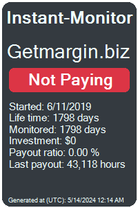 getmargin.biz Monitored by Instant-Monitor.com