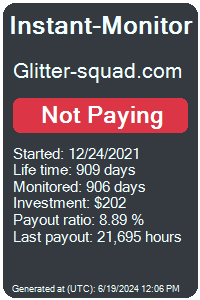 glitter-squad.com Monitored by Instant-Monitor.com