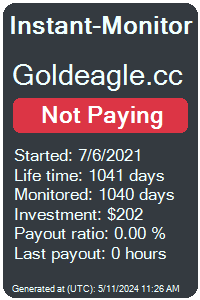 goldeagle.cc Monitored by Instant-Monitor.com