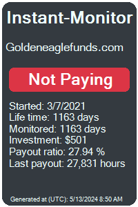 goldeneaglefunds.com Monitored by Instant-Monitor.com