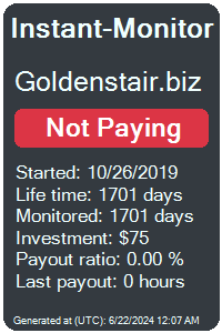 goldenstair.biz Monitored by Instant-Monitor.com